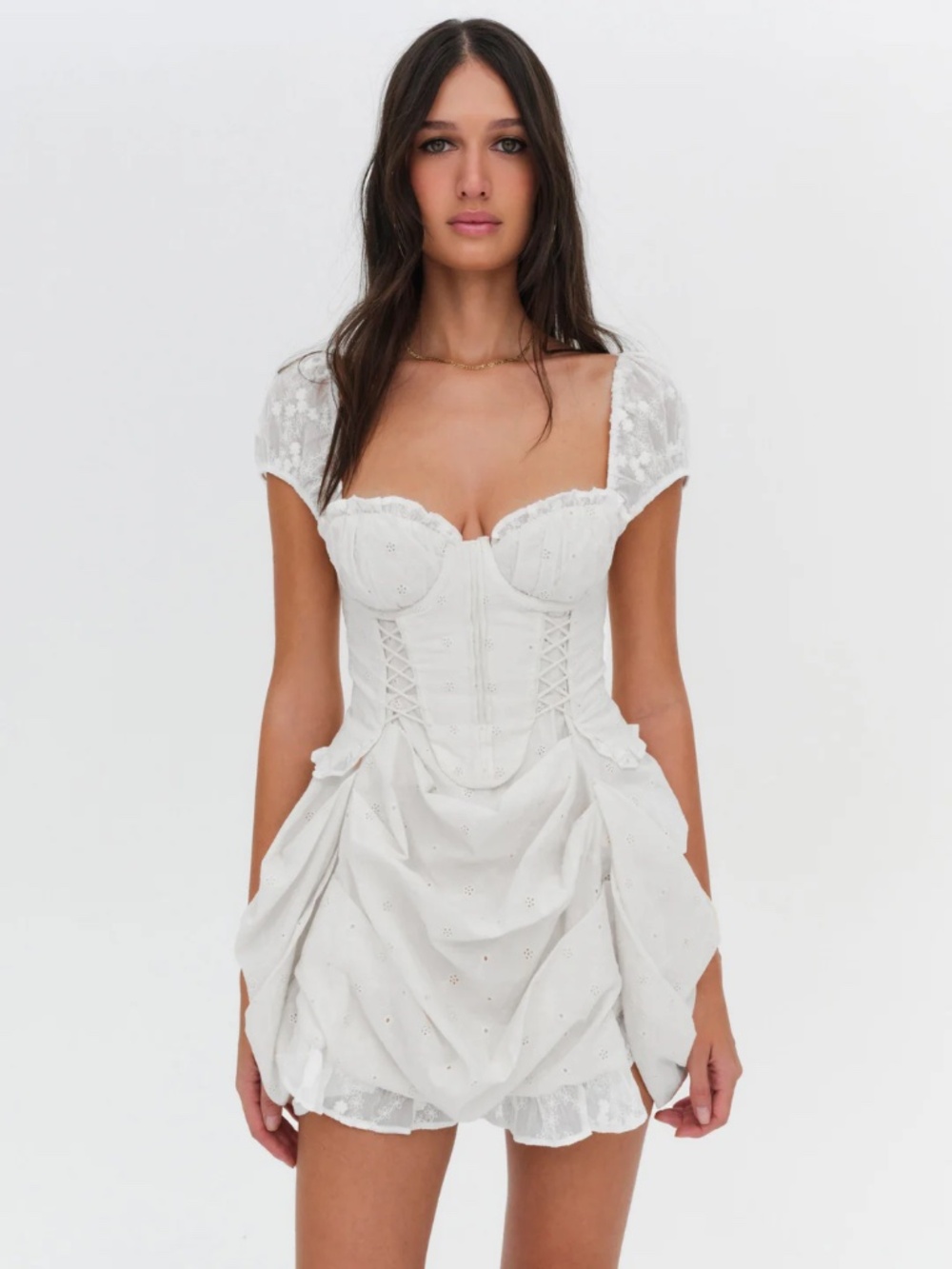 For Love and Lemons Morgan Mini Dress